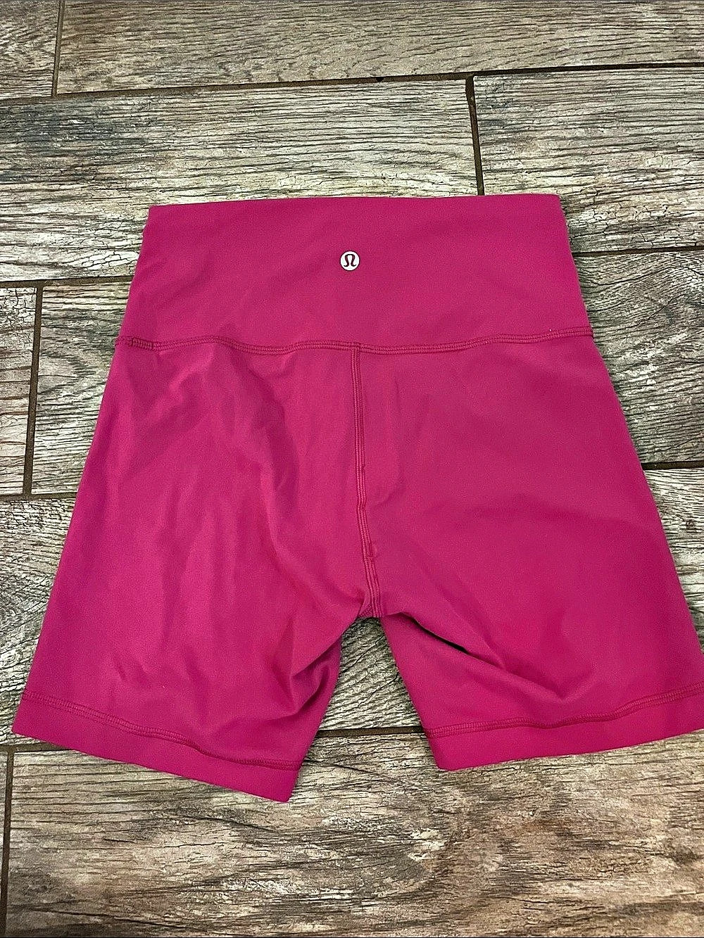 Lululemon Wunder Train High-Rise Short 6" Women's Bike Shorts Pink